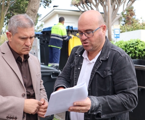 El concejal de Servicios Municipales Fran Hernández