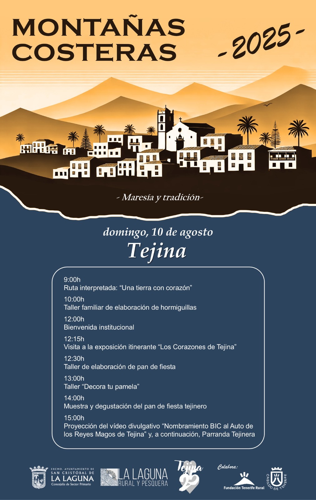 Cartel y Programa Tejina