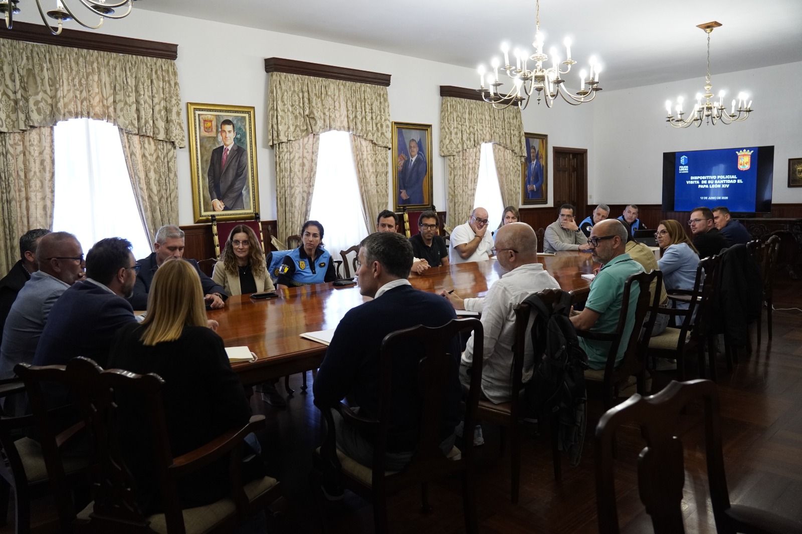 Reunión de coordinación visita papa
