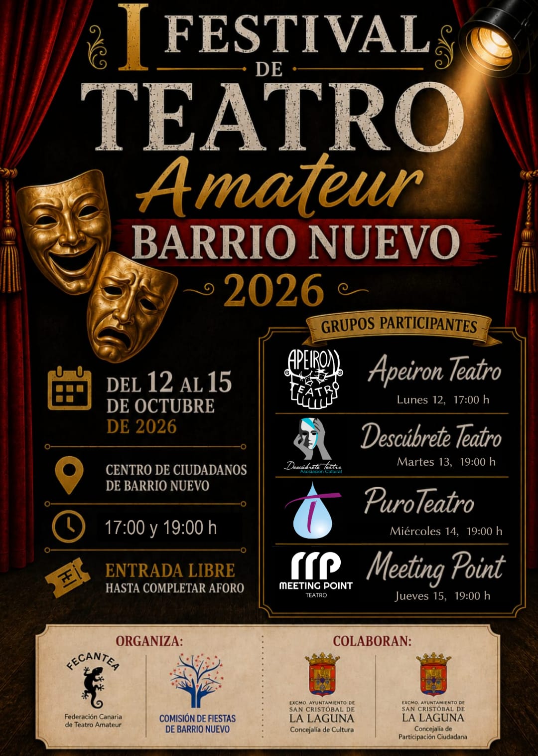 I Festival de teatro amateur Barrio Nuevo